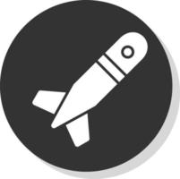 Missile Vector Icon Design