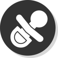Pacifier Vector Icon Design