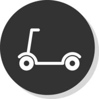 diseño de icono de vector de scooter