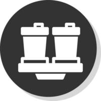 diseño de icono de vector de tazas de café