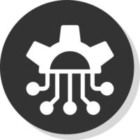 Neural Engineering Vector Icon Design