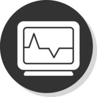 Heart Monitoring Vector Icon Design