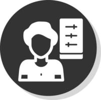 Self Control Vector Icon Design