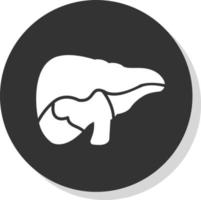 Liver Vector Icon Design