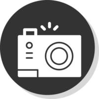 Compact Camera Vector Icon Design