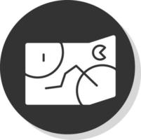 Game Map Vector Icon Design