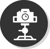 Tripod Camera Vector Icon Design