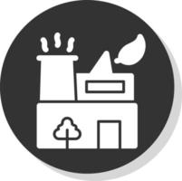 Green Factory Vector Icon Design