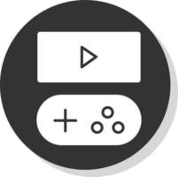 Game Streaming Vector Icon Design