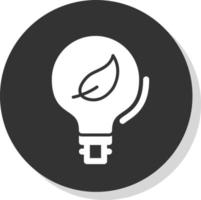 Eco Bulb Vector Icon Design