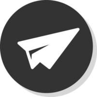 Paper Plane Vector Icon Design