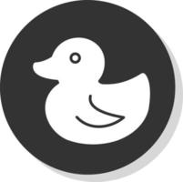 diseño de icono de vector de pato de goma