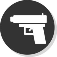 juego pistola vector icono diseño