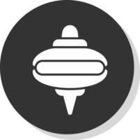 Spinning Top Vector Icon Design