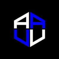 aaauu letra logo creativo diseño con vector gráfico, aaauu sencillo y moderno logo.