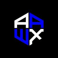 aawx letra logo creativo diseño con vector gráfico, aawx sencillo y moderno logo.