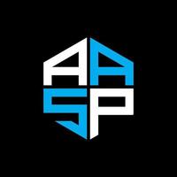 asp letra logo creativo diseño con vector gráfico, asp sencillo y moderno logo.