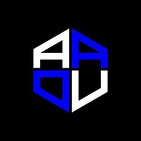 aaou letra logo creativo diseño con vector gráfico, aaou sencillo y moderno logo.