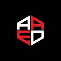 aaeo letra logo creativo diseño con vector gráfico, aaeo sencillo y moderno logo.