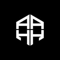 aahh letra logo creativo diseño con vector gráfico, aahh sencillo y moderno logo.