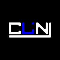 cln letra logo creativo diseño con vector gráfico, cln sencillo y moderno logo.