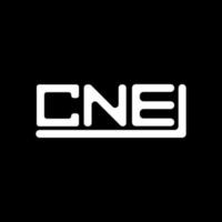 cne letra logo creativo diseño con vector gráfico, cne sencillo y moderno logo.