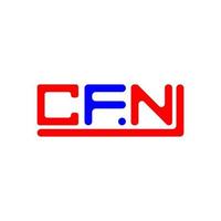 cfn letra logo creativo diseño con vector gráfico, cfn sencillo y moderno logo.