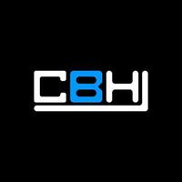 CBH letter logo creative design with vector graphic, CBH simple and modern logo.