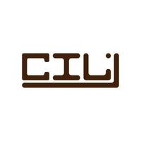 CIL letter logo creative design with vector graphic, CIL simple and modern logo.