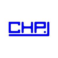 CHP letter logo creative design with vector graphic, CHP simple and modern logo.