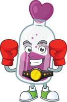 Purple potion cartoon character style vector