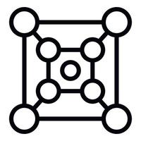Digital printing icon outline vector. Plotter device vector