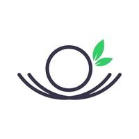 Initial O Nest Logo vector