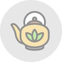 Teapot Vector Icon Design