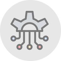 Neural Engineering Vector Icon Design