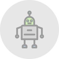 diseño de icono de vector de robot