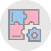 Problem Solving Vector Icon Design