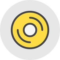 Compact Disc Vector Icon Design