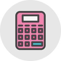 diseño de icono de vector de calculadora