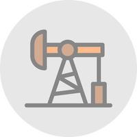 Oil Pump Vector Icon Design