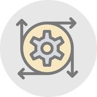 Data Transformation Vector Icon Design