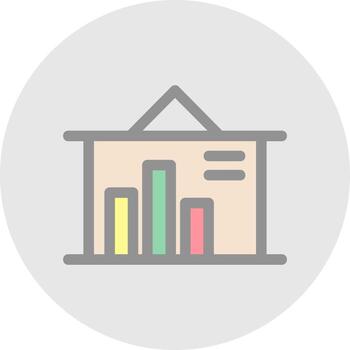 Graphical Representation Vector Icon Design