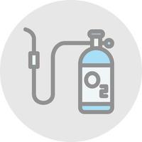 Oxygen Tank Vector Icon Design