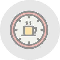 Coffee Time Vector Icon Design