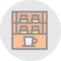 diseño de icono de vector de escaparate de café