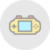 diseño de icono de vector de consola de juegos