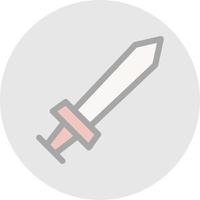Game Sword Vector Icon Design