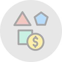 Game Money Vector Icon Design