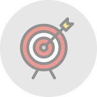 Goal Strategy Vector Icon Design