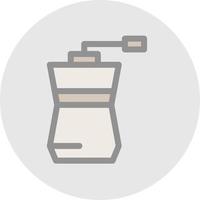 diseño de icono de vector de molinillo de café
